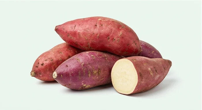 Representative product image of red and purple sweet potatoes